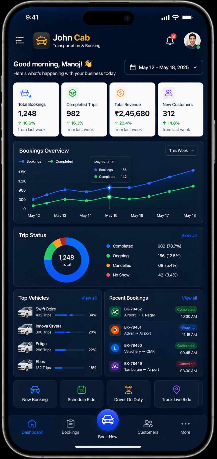Altrocx Transportation & Booking platform screenshot